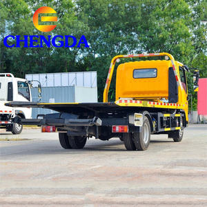 China Nuevo Usado 4*2 4*4 5ton 10ton Howo Flatbed Wrecker Camión de remolque Road Car Tow Truck para la venta - Product Image 3