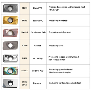 Apmt1135pder indexable phay Cutter bê tông vonfram CNC Công cụ Cắt apmt 1135 Carbide phay chèn các nhà sản xuất tại Trung Quốc - Product Image 4