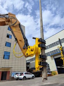 Machines de construction et de bâtiment, grappin pour poteaux lourds pour excavatrice, rotation à 360 degrés, grappin pour poteaux, grappin pour bois - Product Image 3