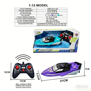 Barca <span class=keywords><strong>RC</strong></span> ad Alta Velocità in Scala 1:12, 2.4GHz, 4 Canali |   Motoscafo da Corsa Impermeabile con Telecamera HD 720P |   Pronto all'uso per bambini e adulti - Product Image 3