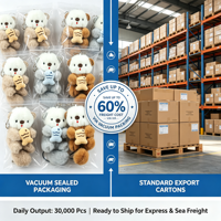 Porte-clés en peluche Oursin de mer doux, 4 pouces, mini-poupée animale en peluche, prix pour machine de jeu d'arcade de centre commercial, fournisseur direct, article en stock