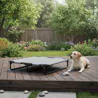 Leichtes Tragbares Outdoor-Camping-Hundebett - Langlebiges Oxford-Material Abnehmbarer Bezug Erhöhtes Design Moderner Luxus-Stil