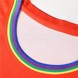 Ensemble de vêtements de sport de basket-ball pour hommes professionnels uniforme Anti-rides en Polyester Durable avec Logo imprimé grande taille nouveau modèle - Product Image 4