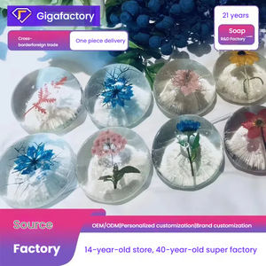 CJH 핸드메이드 보습 스킨케어 비누 아미노산 카렌듈라 식물성 꽃 세안 및 목욕 비누 남성 여성용 특별한 선물 - Product Image 2