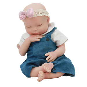 Poupées réalistes mignonnes en silicone plein, souriantes, avec vêtements interchangeables, éducatives, bébés <span class=keywords><strong>reborn</strong></span> pour filles - Product Image 5
