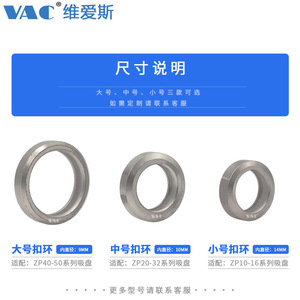 หัวดูดสุญญากาศแบบ SMC ขนาดใหญ่-กลาง พร้อมหัวต่อสำหรับแขนหุ่นยนต์ จัดส่งฟรี - Product Image 5