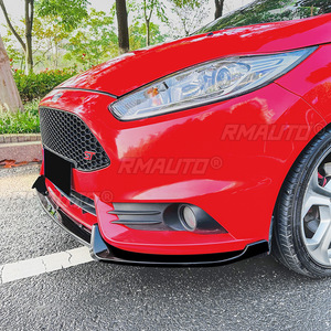 For Ford Fiesta MK6 ST 2012-2017 Body Kit Front Bumper <b>Diffuser</b> Front Bumper Splitter Guard Apron Lip Cover <b>Car</b> Accessories - Product Image 5