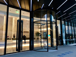 Puerta giratoria automática de cristal de 3 alas, estilo nuevo 2026, fabricante de fábrica, precio más bajo - Product Image 3