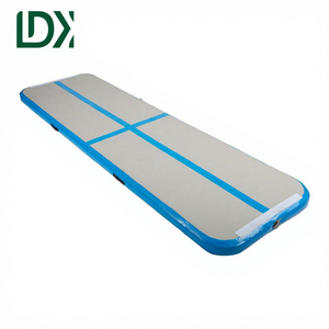 LDK Tapis de gymnastique gonflable Air Track de 12 cm, tapis de tumbling aérien, PVC de 15 cm d'épaisseur, logo personnalisé - Product Image 2