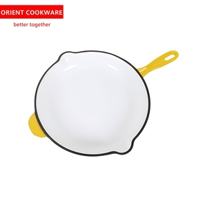 Sartén de Hierro Fundido con Revestimiento de Esmalte, Precio de Fábrica, Sartén para Horno con Asas y Vertedor, Apta para Hornos - Product Image 1