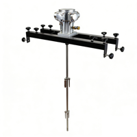 Agitateur industriel réglable à grande vitesse en acier inoxydable SUS304, mélangeur pneumatique, mélangeur d'air pour la mélange de peinture et de revêtements