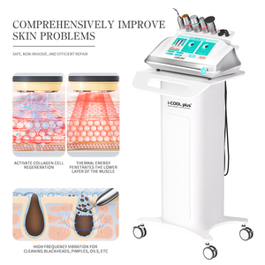 Appareil de beauté coréen pour la maison, anti-rides, lifting du visage, resserrement, brosse de nettoyage ultrasonique en profondeur pour le visage - Product Image 3