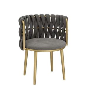 Silla de salón de belleza en forma de K, silla de salón de belleza, silla de tocador para dormitorio o sala de estar, ligera y lujosa - Product Image 2