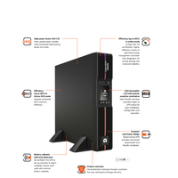Vente en gros usine Vertiv GXT5 5KVA-20KVA 230V Onduleur monophasé en ligne sur tour/à montage en rack à batterie au lithium