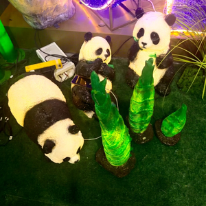 Decorative Panda Sculpture <b>Lighting</b> for Commercial <b>Landscapes</b> Resorts Parks and Public Attraction Displays - Product Image 1