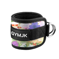 Sangles de cheville réglables pour entraînement de force des adultes, avec doubles anneaux en D et fixation Velcro pour poulie de jambe, idéales pour les exercices de kickback en salle de sport