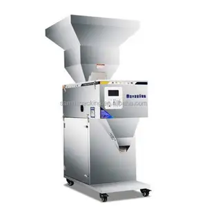 110V/220V Automatic Weighing Filling Powder Machine Tea Seed Grain Nut Filler with big hopper