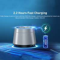 Chargeur intelligent XTAR L8 BOX pour 8 piles AA/AAA Li-ion rechargeables avec logo personnalisé et indicateur de charge