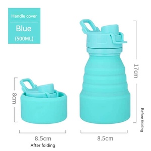 Source Factory Modern Food-grade Stainless Steel Vacuum Leak-proof Collapsible Sports Water Bottle Outdoor Travel Cup - Product Image 2
