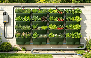 Kit de Jardinière Verticale Hydroponique à Arrosage Automatique Naturix V18 pour Jardins Intérieurs Muraux - Product Image 2