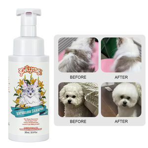 Champú sin agua para perros seco sin enjuague, champú seco de plástico para gatos que limpia, reduce la picazón, el desprendimiento de olores y las alergias - Product Image 6