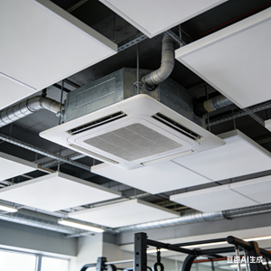 Unidad de <span class=keywords><strong>Ventilador</strong></span> de Cassette de 4 Vías para Sistema Hidrónico de 2 Tubos, Ideal para Hoteles Económicos e Instalaciones Escolares - Product Image 1