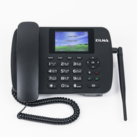Téléphone sans fil fixe DLNA ZT9100, double SIM, écran couleur 3,5 pouces, téléphone de bureau GSM avec radio FM et fonction SMS
