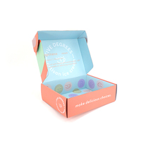 Boîte postale ondulée pliable avec logo et design personnalisé en gros Boîte postale d'enveloppe pour sous-vêtements Boîte d'emballage
