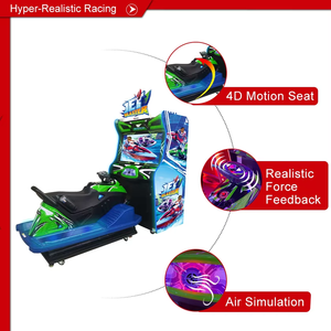 Jet Blaster Coin Operated Motion <strong>Simulator</strong> <strong>Boat</strong> Racing Arcade Game Machine Rowing Arcade Game Amusement machine - Product Image 3