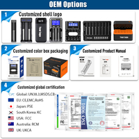 Chargeur de batterie XTAR VX2 Pro 2 canaux avec fonction de stockage intelligent pour piles AA AAA 1.5V Li-ion, recharge les piles Ni-MH vieillies, chargeur de batterie LifePO4