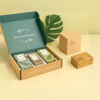 Boîte d'expédition en carton ondulé personnalisée, écologique, en papier kraft, pliable, pour bougies, parfums, soins de la peau, cosmétiques, emballage cadeau