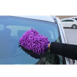 بالجملة غطاء تنظيف السيارة عالي الامتصاص عالي الكثافة من الميكروفايبر قفازات سيارة لينة للغسل - Product Image 5