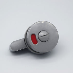 Divisores de Baño Modernos de Nailon <span class=keywords><strong>y</strong></span> PVC Ecológicos, Accesorios para Inodoros, Separadores de Baño para Niños, Indicador de Bloqueo HPL Brillante - Product Image 3