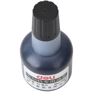Deli Coding Machine Ink 40Ml Black Numbering Machine Ink For Single Row Double Row Use - Product Image 3