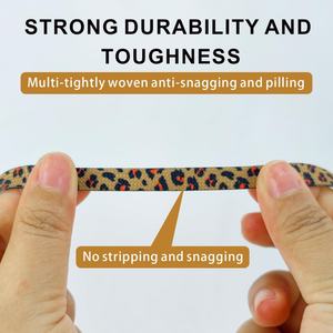 Zapatillas Casuales Personalizadas con Cordones con Estampado de Leopardo, Zapatos de Poliéster Duraderos de Alta Calidad para Uso Diario - Product Image 3