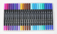 Touchfive — marqueurs de peinture à double pointe, 72 couleurs, bon marché, ensemble de stylos à brosse de couleur à l'eau