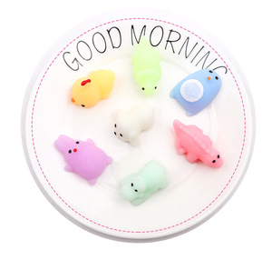 CHENXI Kawaii TPR Squishies de Animales de Compresión Lenta, Mini Juguetes Blandos Antiestrés para Niños, Lindos Squishies Fidget para Aliviar el Estrés - Product Image 4