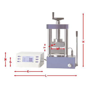 Laboratory Heated Hydraulic Press Machine 300c 500c Heating Press Lab Double Plate Manual Hot Press - Product Image 2