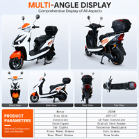 Moto électrique avec pédales tout-terrain pour utilisation agricole en Amérique du Sud, capacité de charge de 250 kg, vitesse maximale de 40-60 km/h