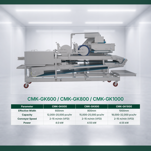 Machine à paner industrielle automatique CMK en SUS304 pour nuggets de <span class=keywords><strong>poulet</strong></span>, galettes de viande et filets de poisson CMK-GK600 - Product Image 3