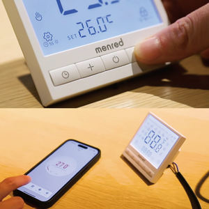 आधुनिक डिजाइन स्मार्ट डिजिटल थर्मोस्टैट अंडरफ्लोर हीटिंग एलसीडी स्क्रीन - Product Image 2