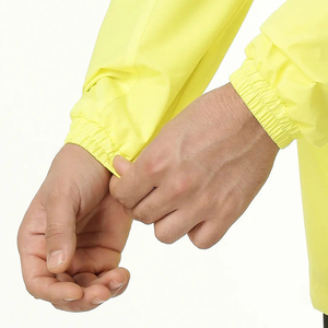 Chaqueta Impermeable Fluorescente Amarilla, Ligera, Cortavientos, con Capucha, Color Personalizado, Ropa de Trabajo para Exteriores - Product Image 5