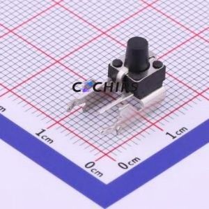 TS-1093B-A8B3-D2 Tactile Switch Through hole Component THT Switch Single Pole Single Throw Round Button 2.5N Right Angle Insert - Product Image 1