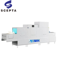 Lavavajillas Eléctrico de Acero Inoxidable Totalmente Automático con Certificación NSF Scepta para Hospitales, Residencias de Ancianos y Centros de Atención Médica