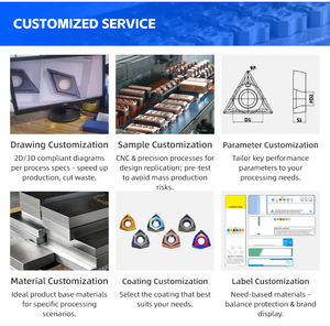 Inserto de Carburo para Roscado y Torneado 22ER 3.50, Herramientas de Corte para Tornos CNC, Insertos de Carburo, Herramientas de Roscado y Torneado, Personalizable OEM - Product Image 6