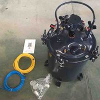 Réservoir de peinture à pulvérisation commercial de 10 à 60 gallons avec agitateur de mélange à air comprimé