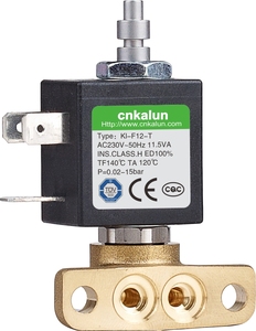 Cnkalun KL-F12 12V-24VDC 110V-240VAC 2 stasiun dan 3 cara tekanan tinggi tutup Normal katup Solenoid dengan kualitas tinggi - Product Image 2