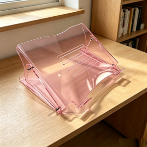 Best Seller Modern Premium Acrylic Ergonomic <b>Laptop</b> Display <b>Stand</b> Freestanding Custom Rack For Exhibition Use - Product Image 5