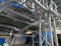 Nuevo Diseño Topfinger: Estructura Arqueada de Aluminio con Sistema de Elevación, Certificación TUV, Ideal para Ferias y Eventos