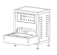 Ensemble de cathéter urétral plateau d'emballage PET bleu personnalisé jetable Tyvek machine d'emballage